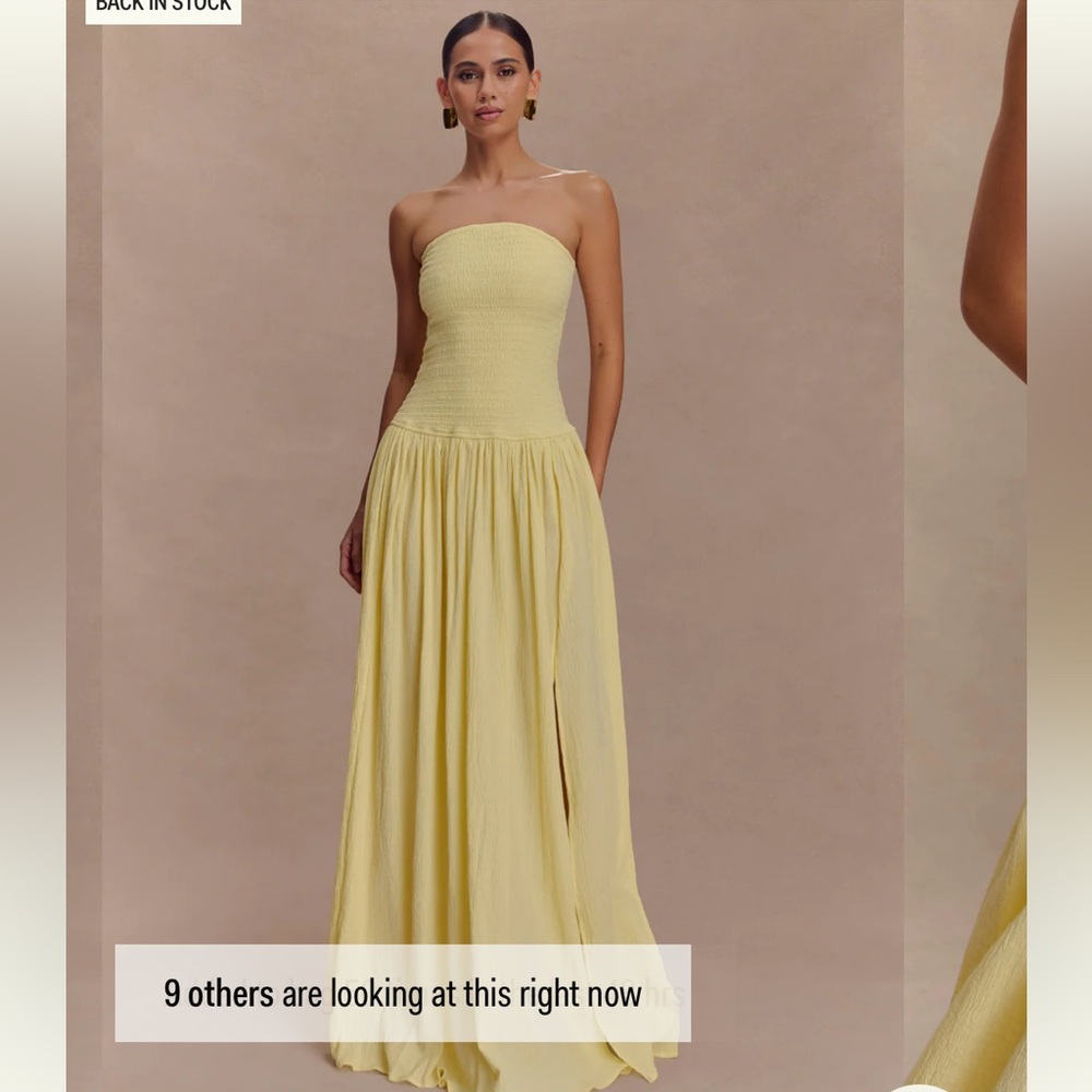 Meshki Maureen Cotton Shirring Maxi Dress (XXS, NWT) - Picture 3 of 9